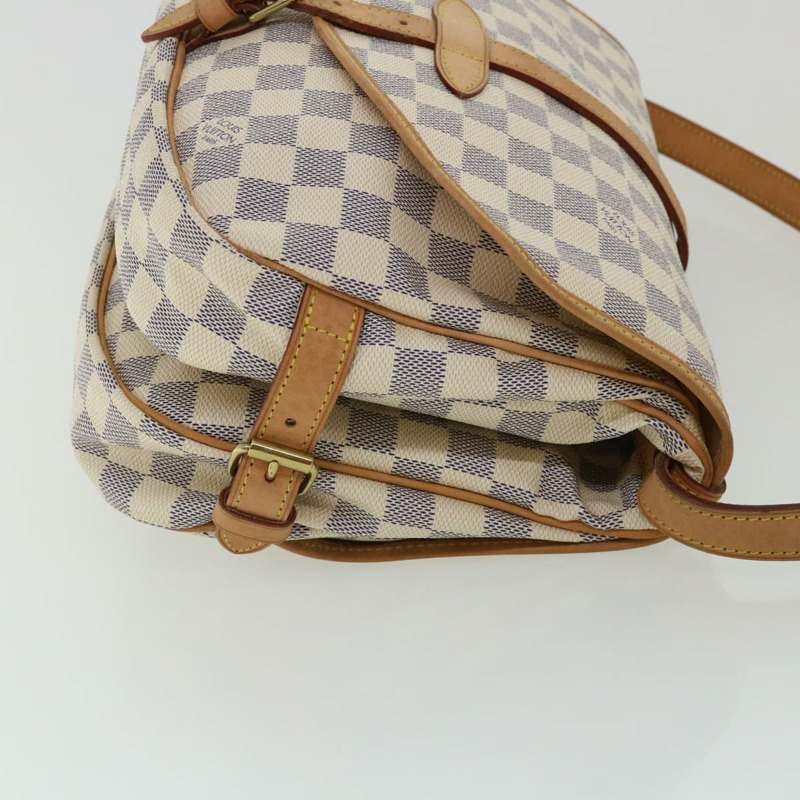 【日本直送】路易威登 Damier Azur Saumur 30 單肩包 SPO N48202 LV Auth 32766SAV-3