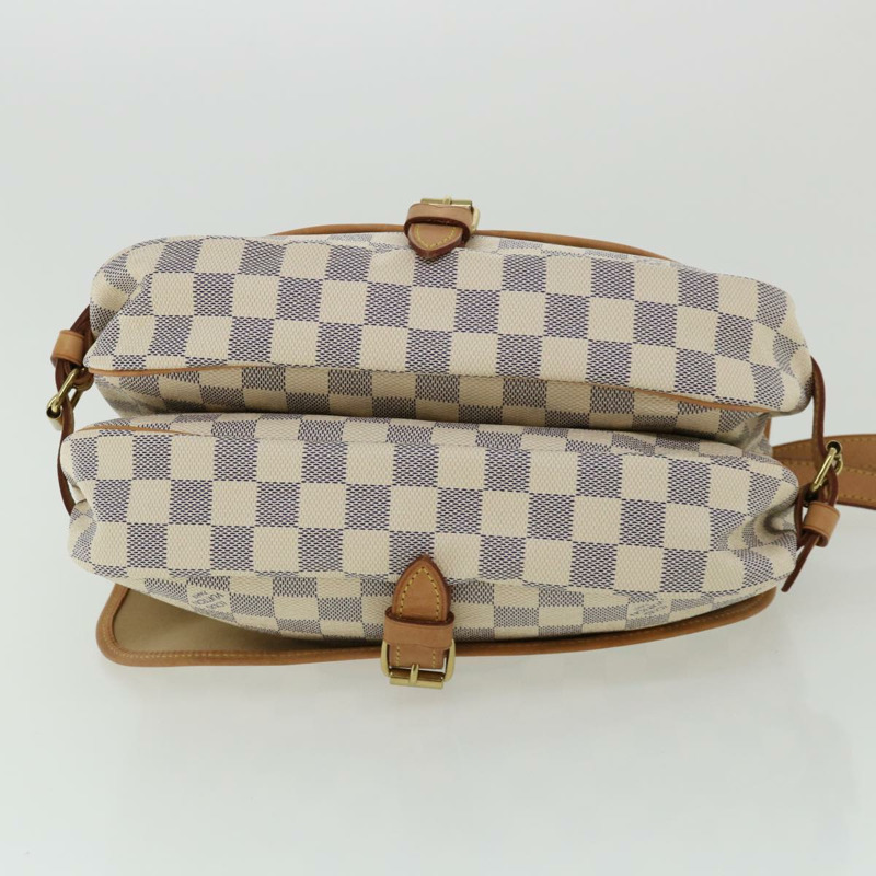【日本直送】路易威登 Damier Azur Saumur 30 單肩包 SPO N48202 LV Auth 32766SAV-4