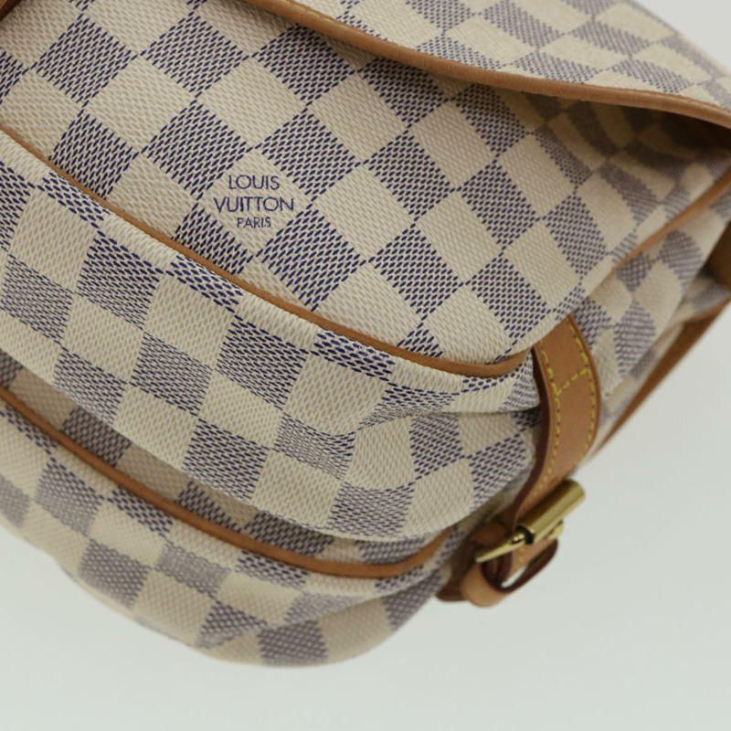 【日本直送】路易威登 Damier Azur Saumur 30 單肩包 SPO N48202 LV Auth 32766SAV-16