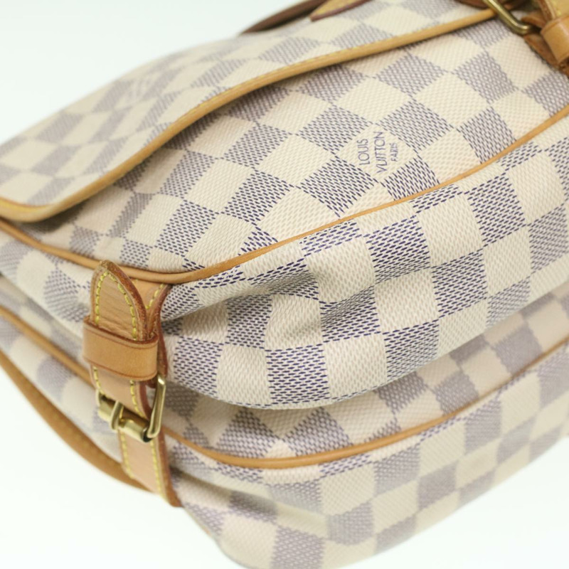 【日本直送】路易威登 Damier Azur Saumur 30 肩背包 N48202 LV Auth 37002SAV-14