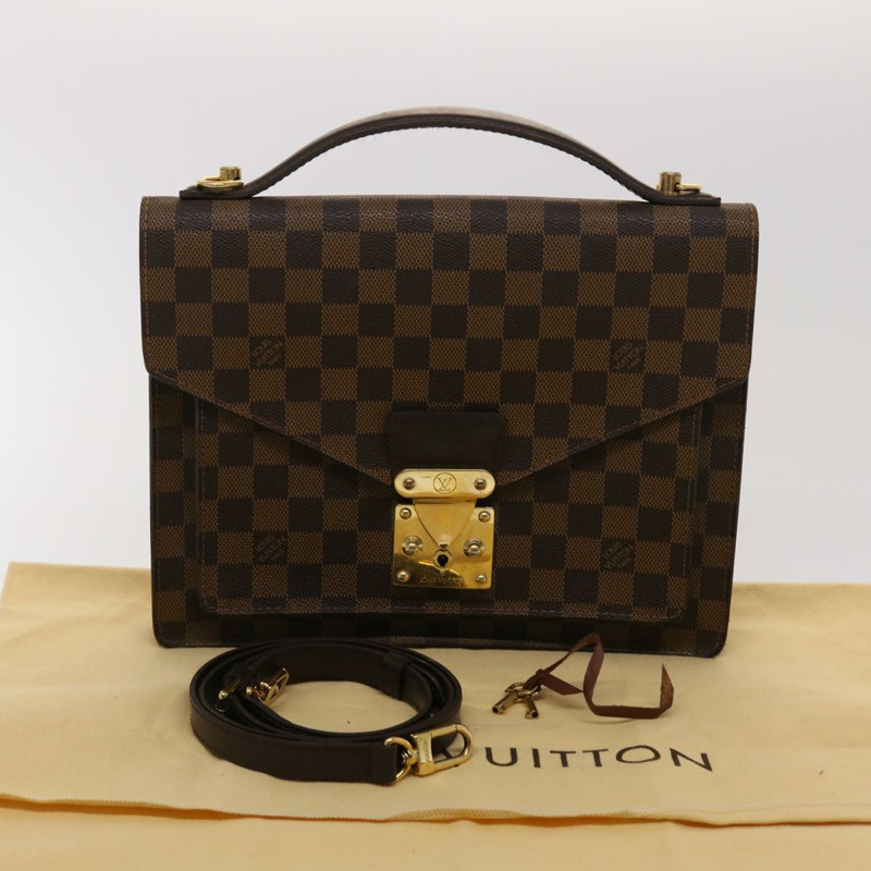 【日本直送】路易威登 Damier Ebene Monceau 28 手提包 SPO 2way N48088 LV 正品 47539SAV-11