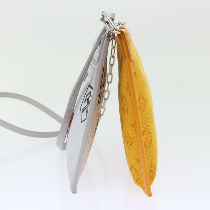 【日本直送】路易威登 Monogram 白色扁平男單肩包 Bron M44640 正品 48487SAM-4