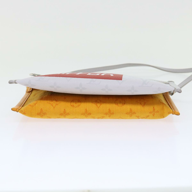 【日本直送】路易威登 Monogram 白色扁平男單肩包 Bron M44640 正品 48487SAM-6