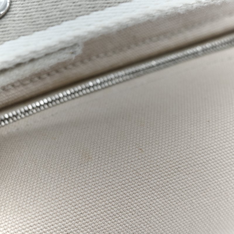 Hermès 愛馬仕 Trousse Bride A Brac 米色 帆布 拉鍊 手提 盥洗包 飯盒包-10