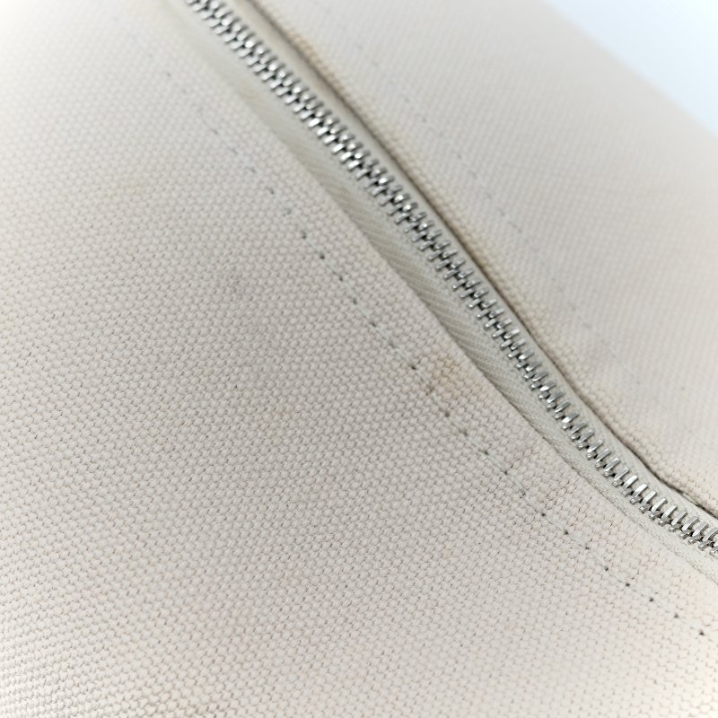 Hermès 愛馬仕 Trousse Bride A Brac 米色 帆布 拉鍊 手提 盥洗包 飯盒包-12