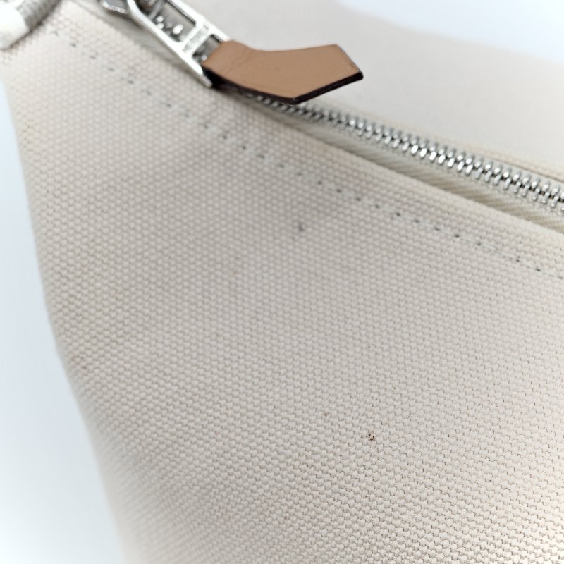 Hermès 愛馬仕 Trousse Bride A Brac 米色 帆布 拉鍊 手提 盥洗包 飯盒包-13