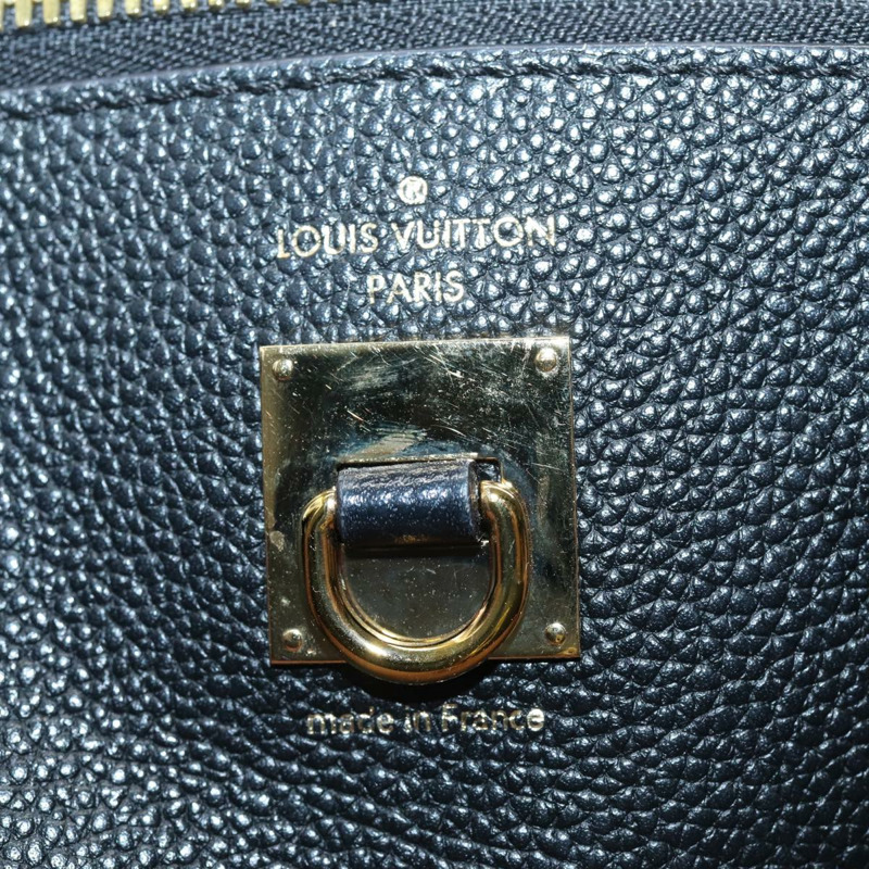 【日本直送】路易威登 City Steamer PM 手提包，黑色/木蘭花色皮革，貨號 M51590，正品編號 81144V-21