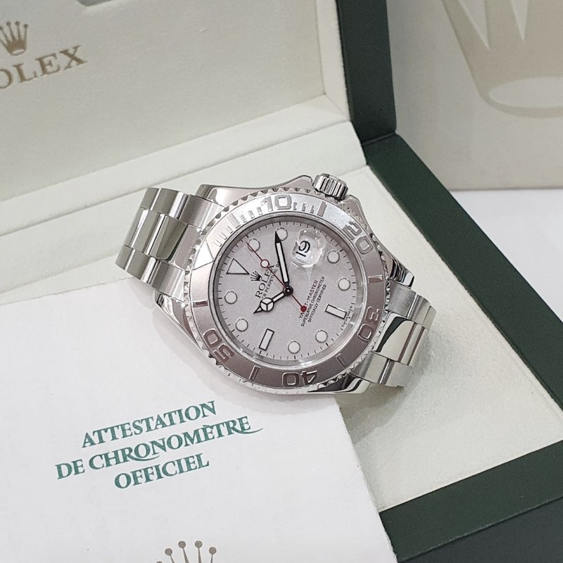 【大眾名錶】ROLEX 勞力士16622 Yacht-Master 停產絕版 遊艇名仕 鉑金錶圈/面盤 錶徑40mm 自動上鍊 G253-2