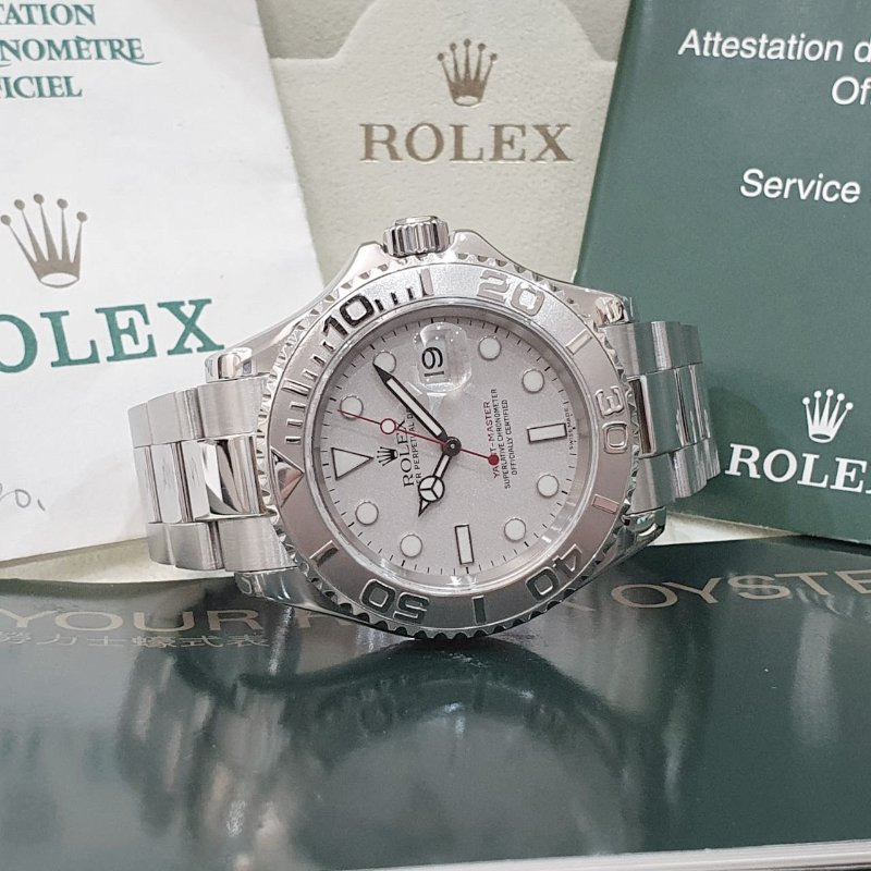 【大眾名錶】ROLEX 勞力士16622 Yacht-Master 停產絕版 遊艇名仕 鉑金錶圈/面盤 錶徑40mm 自動上鍊 G253-4