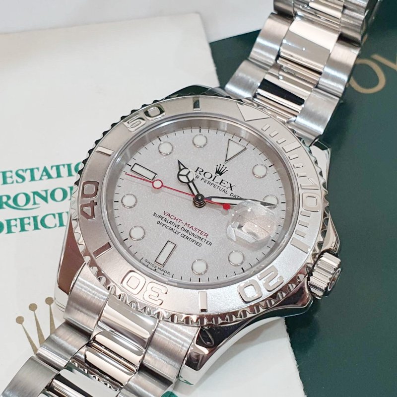 【大眾名錶】ROLEX 勞力士16622 Yacht-Master 停產絕版 遊艇名仕 鉑金錶圈/面盤 錶徑40mm 自動上鍊 G253-8