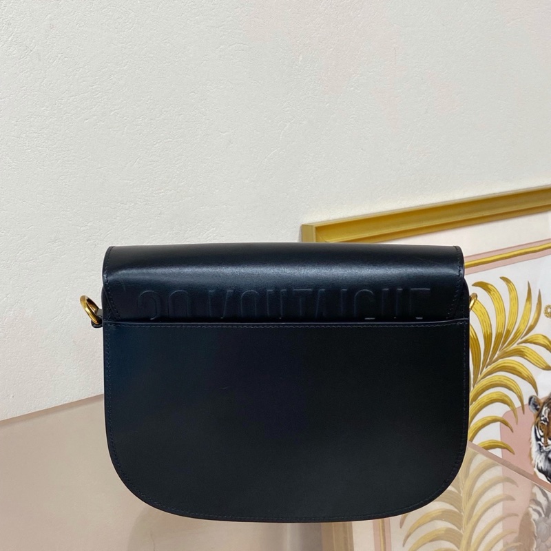 迪奧Dior bobby bag 馬鞍包 黑金中號 寬22.5cm  🈚配件-2