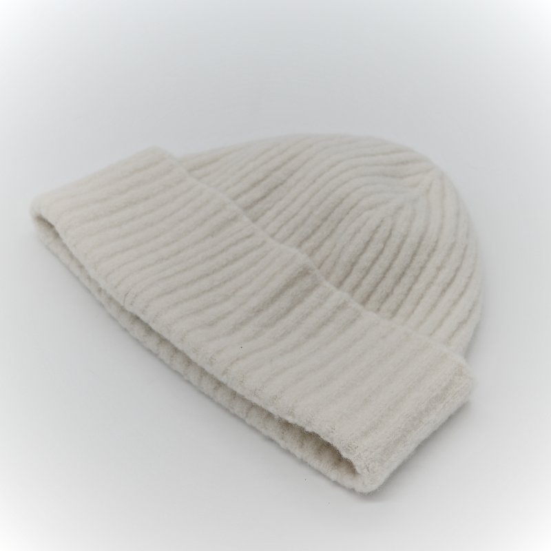 Chanel 白色 羊毛 針織 毛帽-2