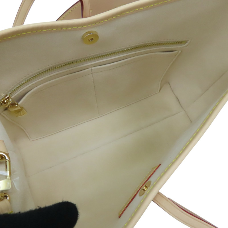 白彩 原花帆布 村上隆聯名款 CarryAll PM 肩背包【LOUIS VUITTON LV 路易威登】 M13661-4