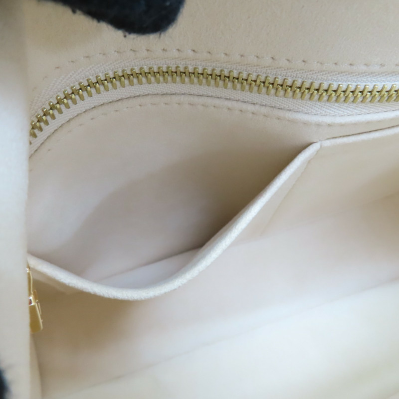 白彩 原花帆布 村上隆聯名款 CarryAll PM 肩背包【LOUIS VUITTON LV 路易威登】 M13661-6
