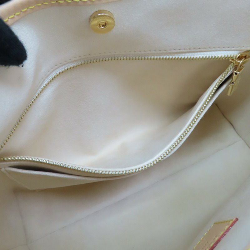 白彩 原花帆布 村上隆聯名款 CarryAll PM 肩背包【LOUIS VUITTON LV 路易威登】 M13661-8