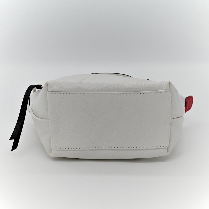 Longchamp x Pokémon 聯名系列 皮卡丘 白色 牛皮 手提包 托特包-5