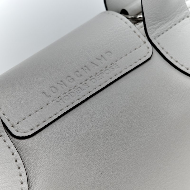 Longchamp x Pokémon 聯名系列 皮卡丘 白色 牛皮 手提包 托特包-8