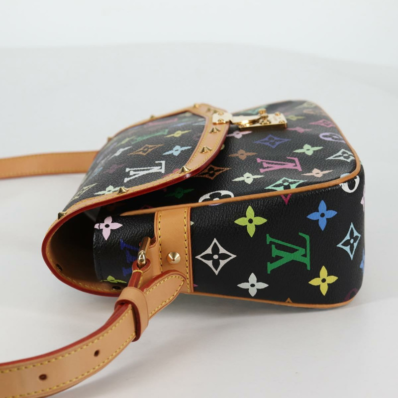 【日本直送】路易威登 Monogram Multicolor Sologne 黑色肩背包 M92639 正品 138075SAV-2