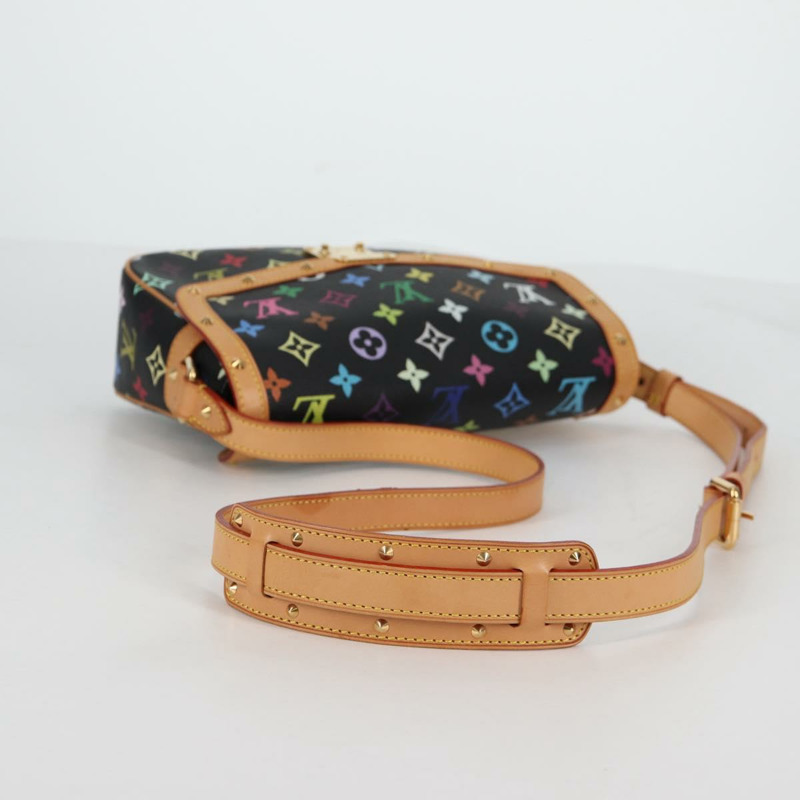 【日本直送】路易威登 Monogram Multicolor Sologne 黑色肩背包 M92639 正品 138075SAV-5