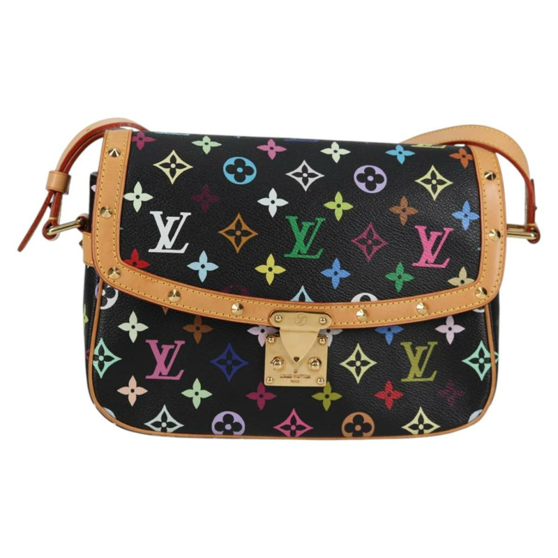 【日本直送】路易威登 Monogram Multicolor Sologne 黑色肩背包 M92639 正品 138075SAV-12
