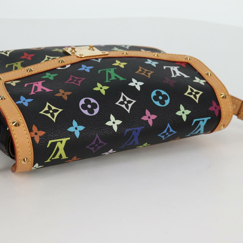 【日本直送】路易威登 Monogram Multicolor Sologne 黑色肩背包 M92639 正品 138075SAV-13