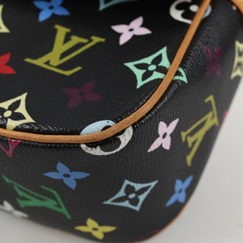 【日本直送】路易威登 Monogram Multicolor Sologne 黑色肩背包 M92639 正品 138075SAV-17
