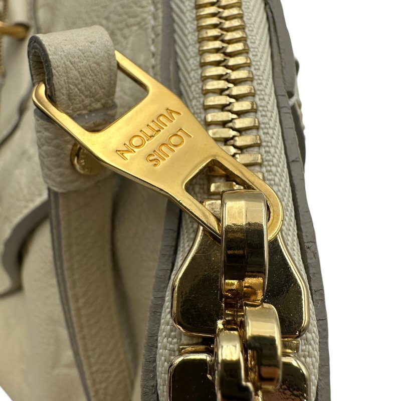 【美收精品】Louis Vuitton M93411 白色壓紋皮革肩背斜背兩用包 C-354【隔月月中將轉賣至日本 上架期限30天】-15