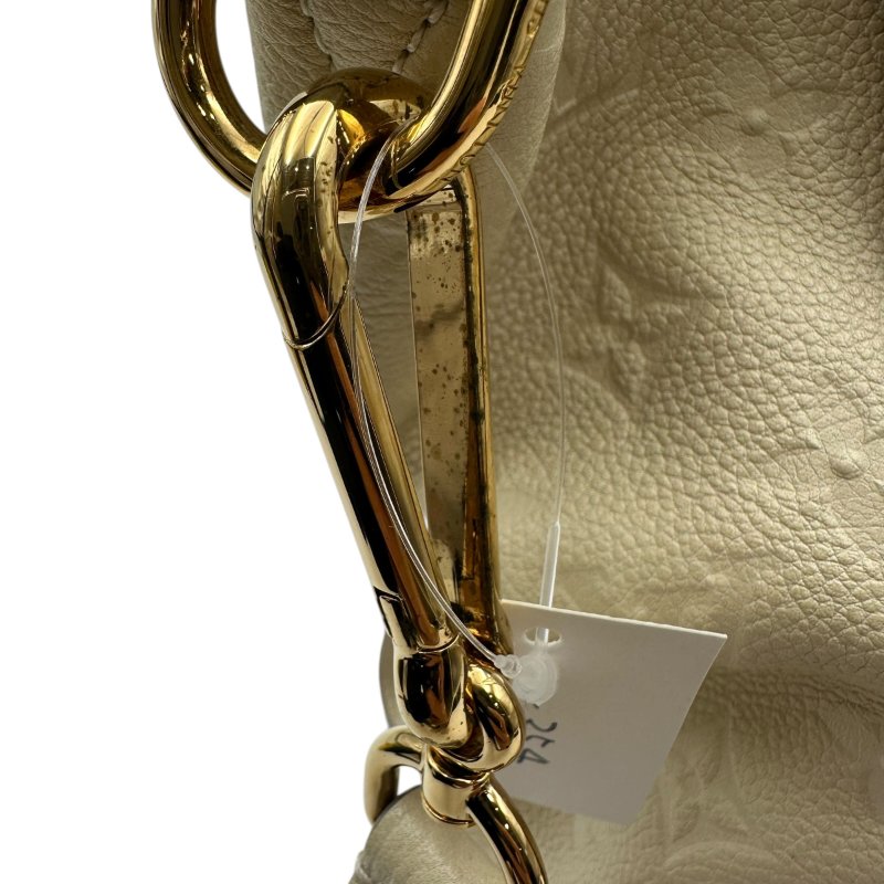 【美收精品】Louis Vuitton M93411 白色壓紋皮革肩背斜背兩用包 C-354【隔月月中將轉賣至日本 上架期限30天】-16