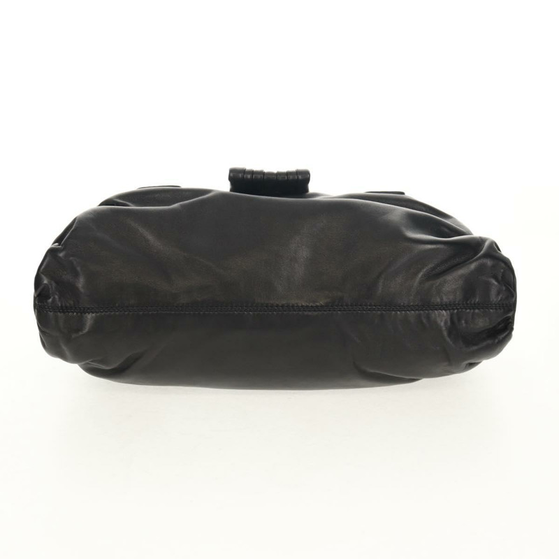 【日本直送】華倫天奴 (VALENTINO) 手提包，黑色銀色真皮，正品，貨號 152881A-4