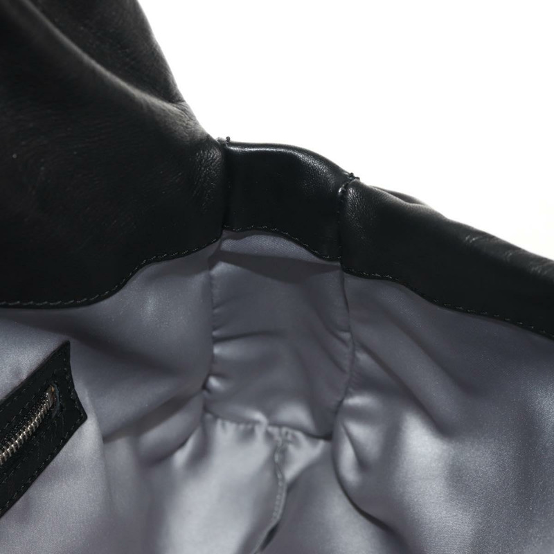 【日本直送】華倫天奴 (VALENTINO) 手提包，黑色銀色真皮，正品，貨號 152881A-20