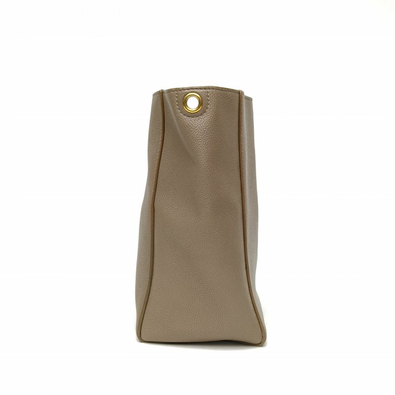 CELINE SangleBucket水桶包小號灰色牛皮金扣肩背包-3