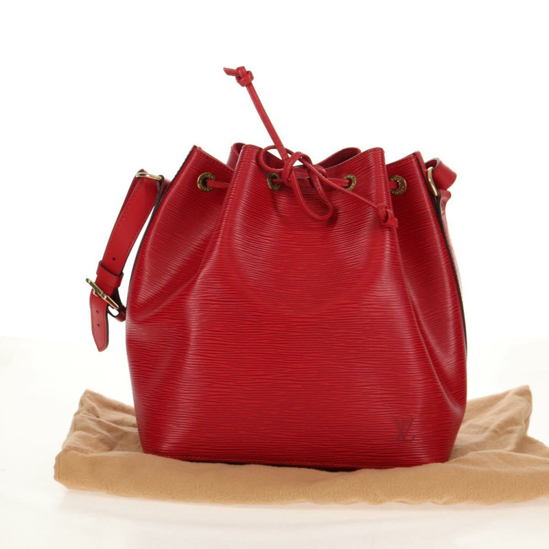 【日本直送】路易威登 Epi Petit Noe 紅色單肩背包 M44107 LV 正品 ki6194V-11