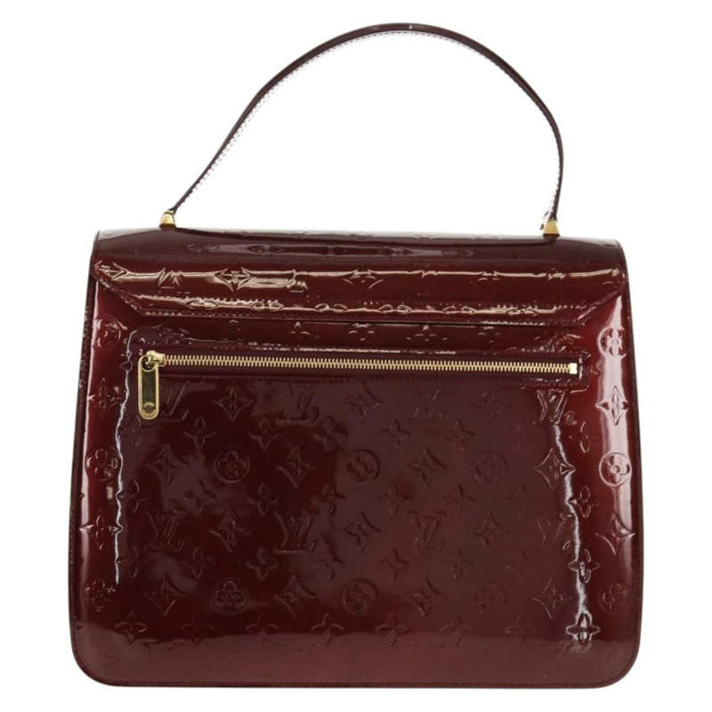 【日本直送】路易威登 Monogram Vernis Romaine 手袋 Rouge Favist M91393 正品 151670V-1