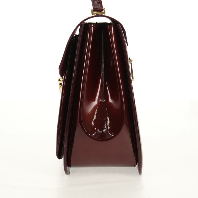 【日本直送】路易威登 Monogram Vernis Romaine 手袋 Rouge Favist M91393 正品 151670V-2