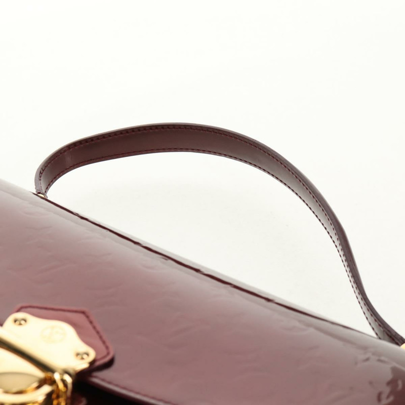 【日本直送】路易威登 Monogram Vernis Romaine 手袋 Rouge Favist M91393 正品 151670V-7