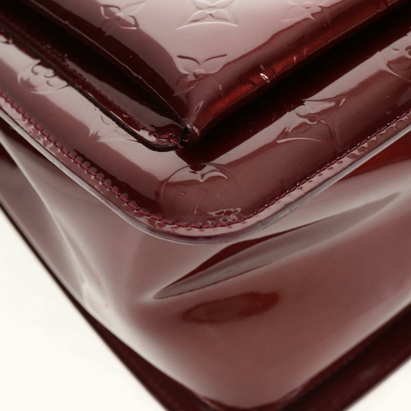 【日本直送】路易威登 Monogram Vernis Romaine 手袋 Rouge Favist M91393 正品 151670V-8