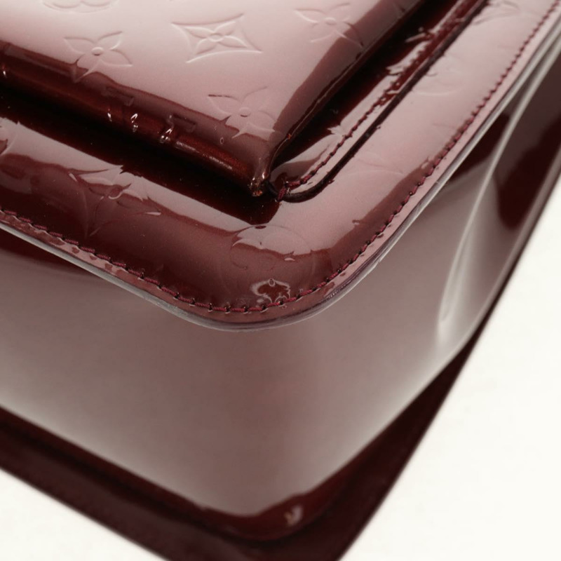 【日本直送】路易威登 Monogram Vernis Romaine 手袋 Rouge Favist M91393 正品 151670V-13