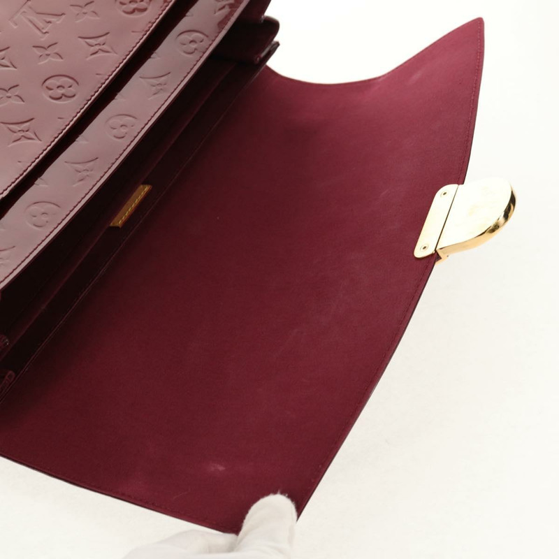 【日本直送】路易威登 Monogram Vernis Romaine 手袋 Rouge Favist M91393 正品 151670V-17