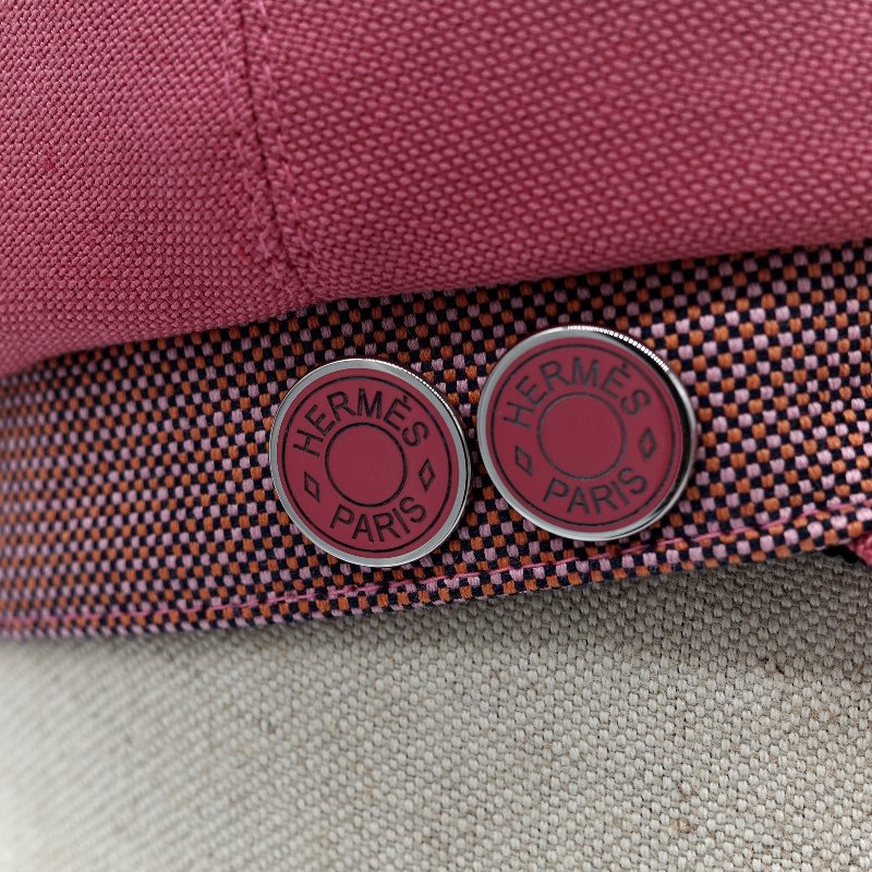 Hermès 愛馬仕 粉紅色 報童帽-11