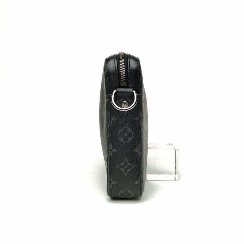 LOUIS VUITTON Trio郵差包三合一黑色PVC老花2020肩背包-1
