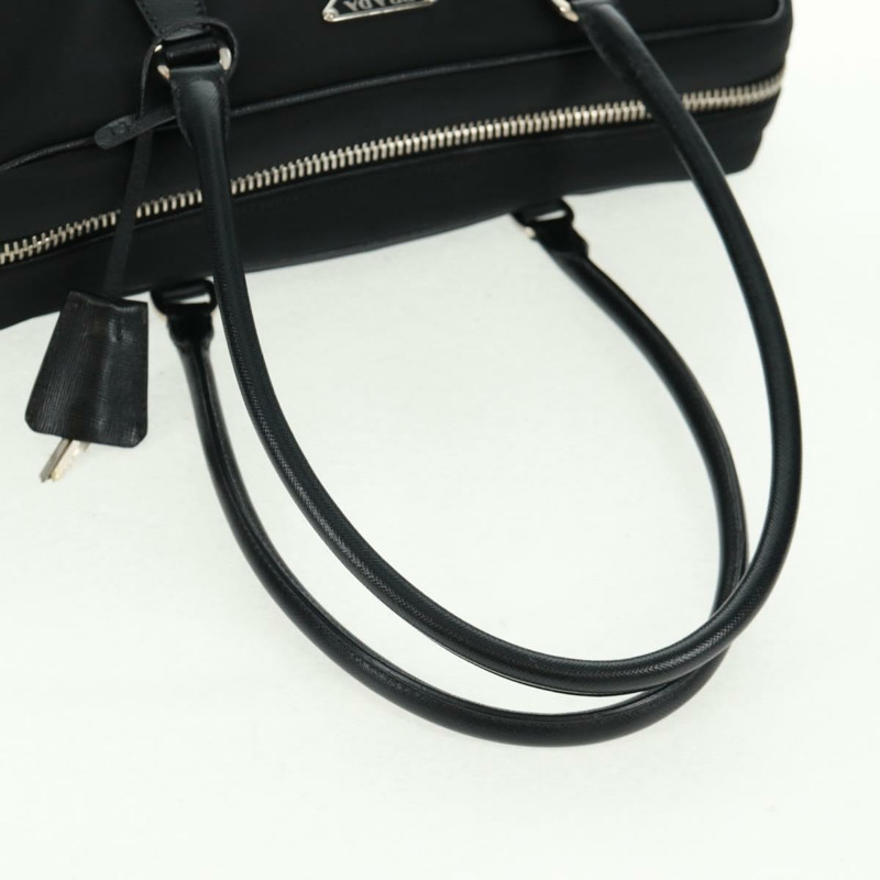 【日本直送】PRADA 單肩包 尼龍皮革 黑色 銀色 正品 yk20181V-6