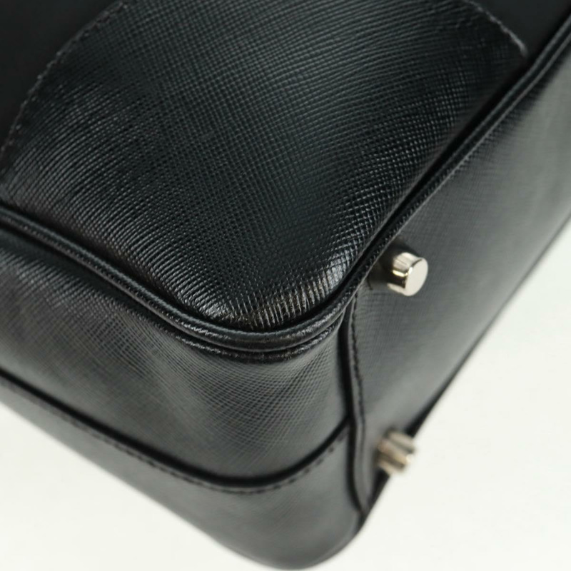 【日本直送】PRADA 單肩包 尼龍皮革 黑色 銀色 正品 yk20181V-15