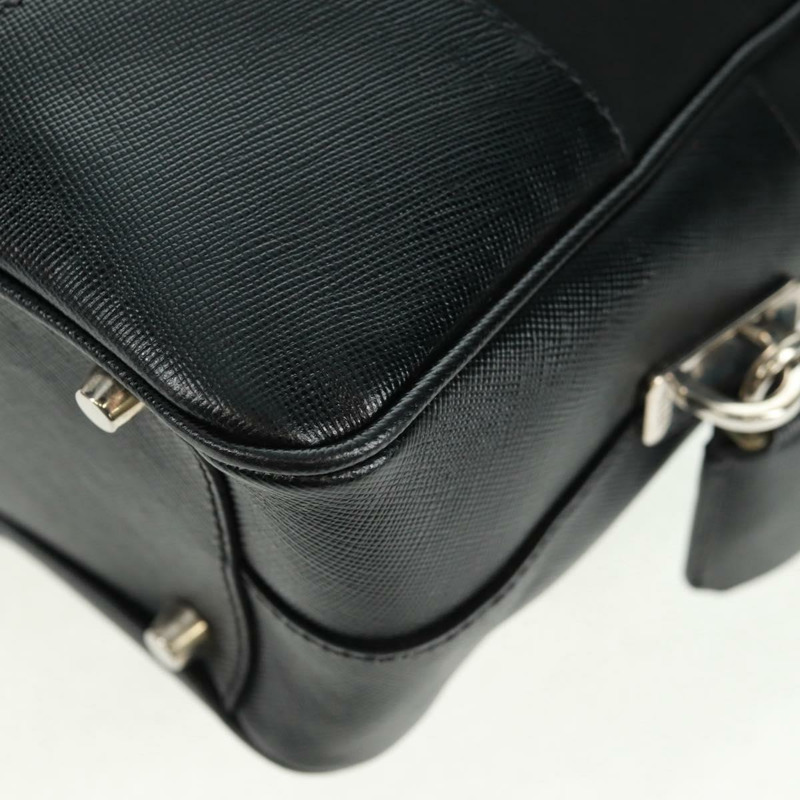 【日本直送】PRADA 單肩包 尼龍皮革 黑色 銀色 正品 yk20181V-16