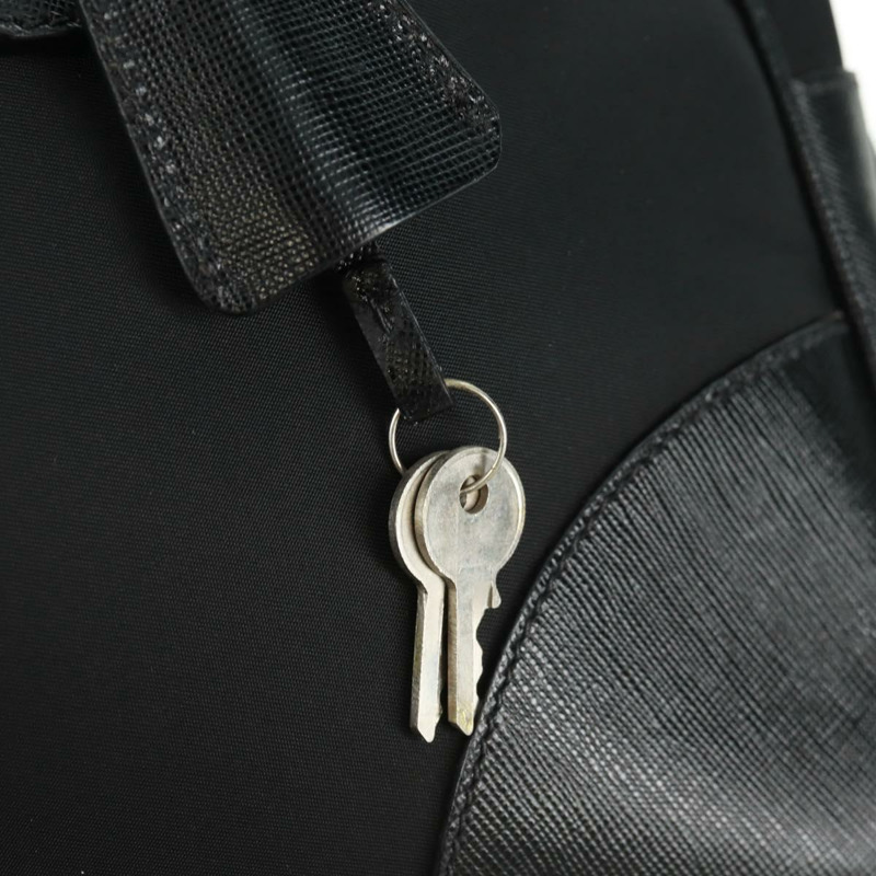 【日本直送】PRADA 單肩包 尼龍皮革 黑色 銀色 正品 yk20181V-17