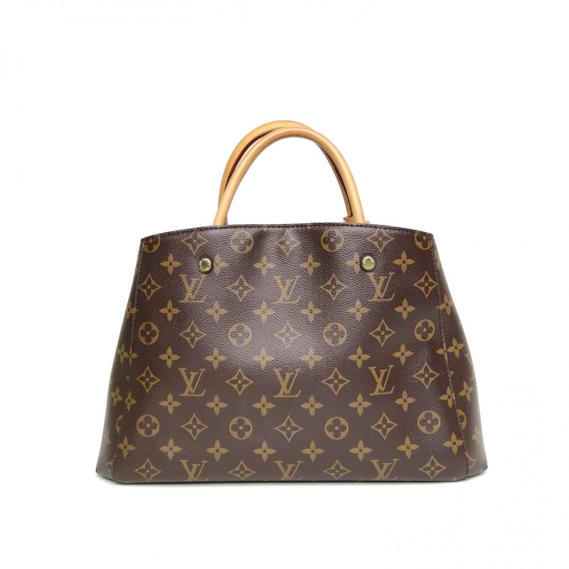 LOUIS VUITTON Montaigne蒙田BB29老花PVC金扣2015肩背包-2