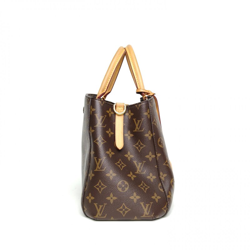 LOUIS VUITTON Montaigne蒙田BB29老花PVC金扣2015肩背包-3