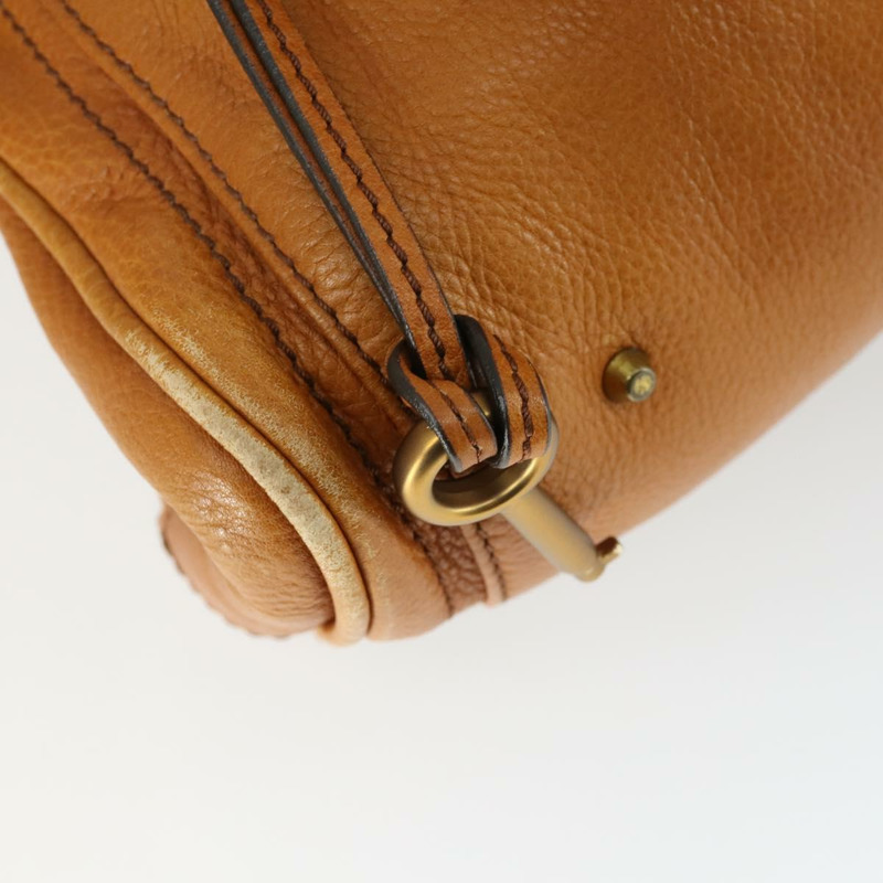 【日本直送】Chloe Paddington 手提包 皮革 棕色 金色 正品 am10564V-9