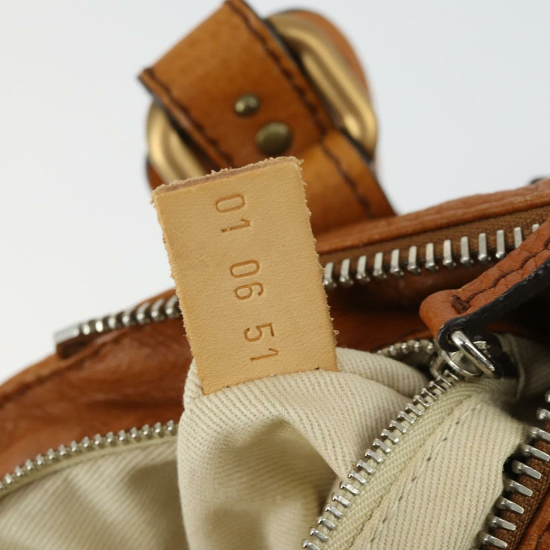【日本直送】Chloe Paddington 手提包 皮革 棕色 金色 正品 am10564V-11