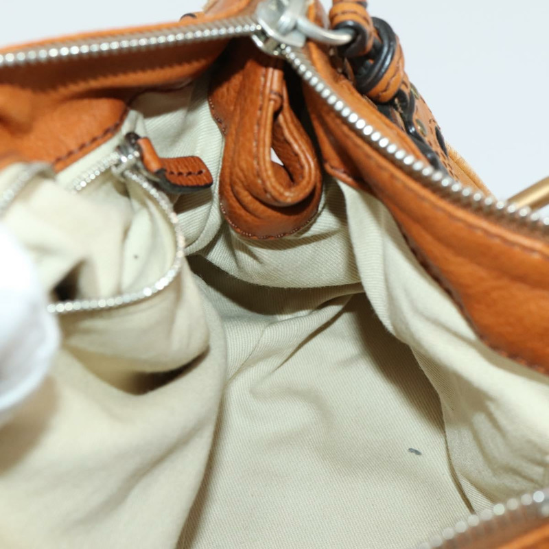 【日本直送】Chloe Paddington 手提包 皮革 棕色 金色 正品 am10564V-19