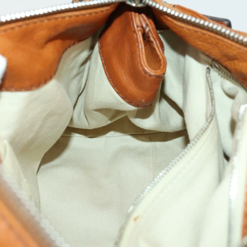 【日本直送】Chloe Paddington 手提包 皮革 棕色 金色 正品 am10564V-20